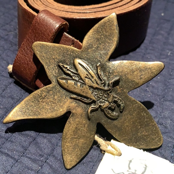 Fly London Brown Ping Leather Belt - Picture 2 of 6